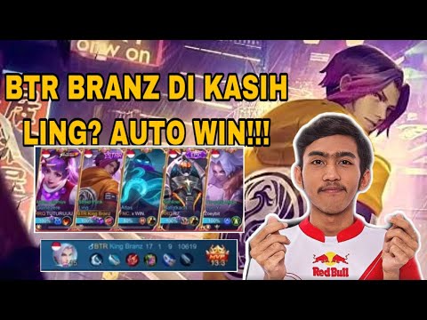 BTR BRANZ WITH RRQ | GAMEPLAY LING - MOBILE LAGENDS