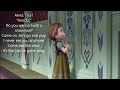 Do You Wanna Build A Snowman Lyrics
