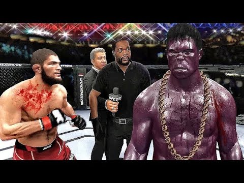UFC 4 | Khabib Nurmagomedov vs. Purple Hulk EA Sports
