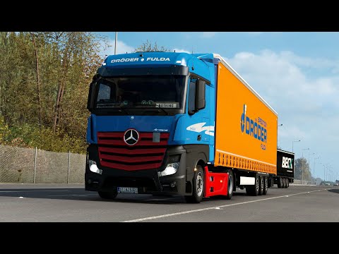 ETS2 1.38 ProMods 2.50 Mercedes Actros MPIV  Calais - Norwich