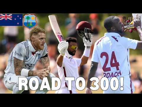 Hope Century, West Indies fight back against New Zealand Day 4 | Ashes Cricket|Austrailia launches