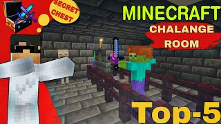 "Minecraft ke 5 Dangerous Challenge Room 🔥 | Kya Main Sabse Hard Room Pura Kar Paya?"