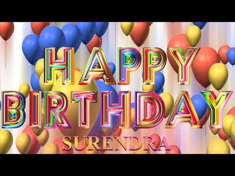 🎂 HAPPY BIRTHDAY SURENDRA 🎈 (French Parisian Accent)