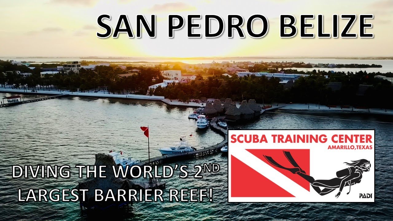 snorkeling san pedro belize video