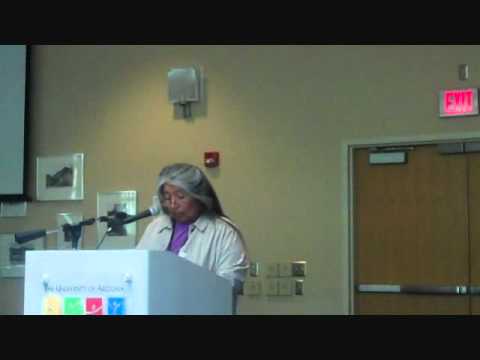 O'odham Poet Ofelia Zepeda reads her poetry