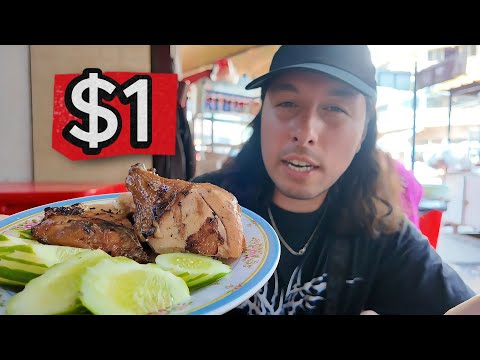 $1 Street Food at Dumex Market Phnom Penh 🇰🇭 (No Tourist Here!)