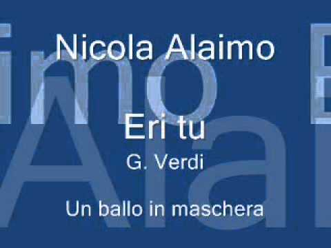 Nicola Alaimo G. Verdi Un ballo in maschera 