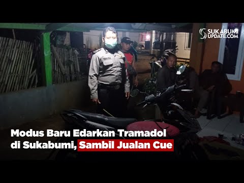 Modus Baru Edarkan Tramadol di Sukabumi, Sambil Jualan Cue