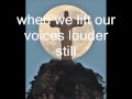 our love is loud david crowder band with lyrics