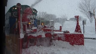 preview picture of video '【除雪中】第一建設工業の除雪車@飯山線・戸狩野沢温泉'