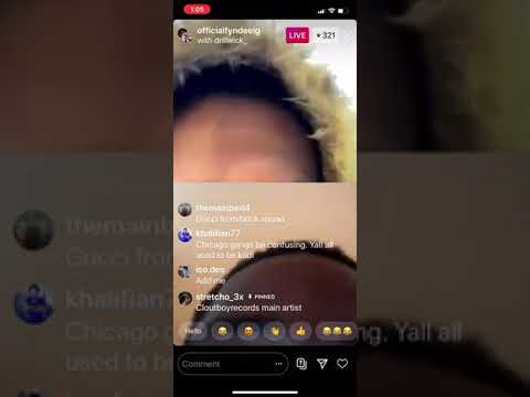 051 Drilla & Fyndee Boy on IG Live Beefin