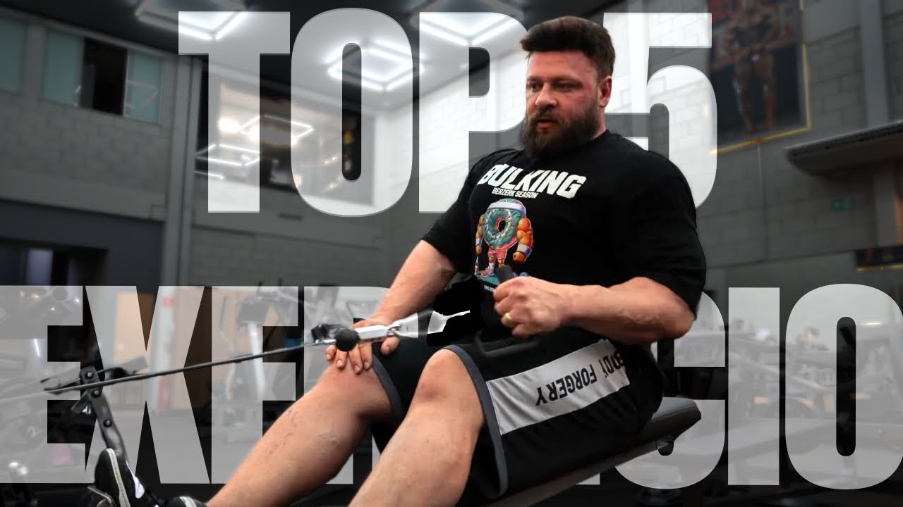 NOVO TREINO DE MEGA CRESCIMENTO PARA SUAS COSTAS! TOP 5 EXERCÍCIOS PARA DORSAIS