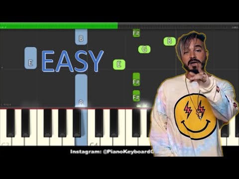 J Balvin, Willy William - Mi Gente ft. Beyonce Easy Piano Tutorial