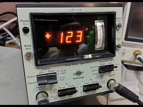 Brüel & Kjær Phase Meter Type 2971 from 1976 repair teardown