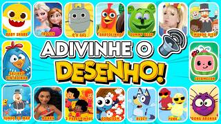 🐔🐶🚂 ADIVINHE PELA MÚSICA 🎶✨🔊 ESPECIAL DESENHOS INFANTIS 🔊 #dinoquiztopia