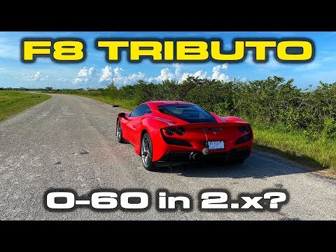 Thumbnail for FIRST Ferrari F8 Tributo Launch Control Testing * 0-60 MPH in 2.x? by Ferrari F8