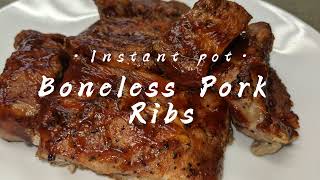 Instant Pot Boneless Pork Rips / Easy Pork Rips Recipe