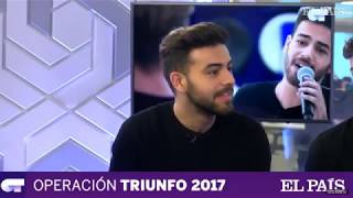 La Cara de Agoney cuando vio el segundo pase de &#39;&#39;Manos Vacías&#39;&#39; en plena entrevista 1-2-18