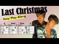 Last Christmas (Wham!) EASY Guitar Chord/Lyric Play-Along