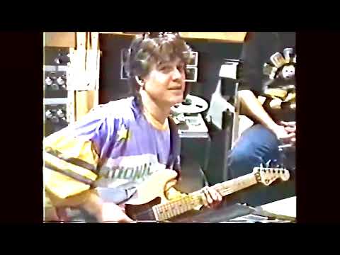 Very rare, Edward Van halen, Charvel, 5150 studio playing Amsterdam, 1985