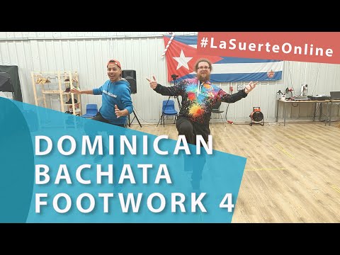Dominican bachata footwork 4 - Intermediate Sequence