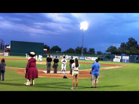 Esley Singing National Anthem