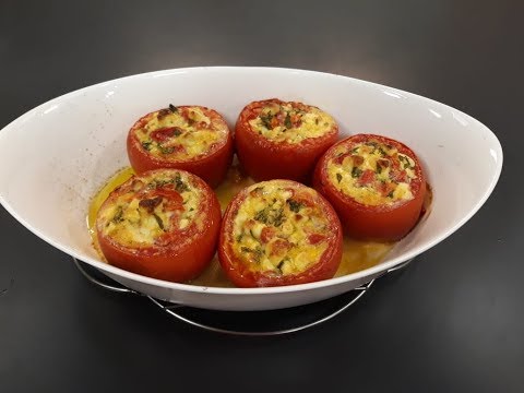 Rreze Dielli 25 Korrik  2019   Të Gatuajmë me Znj  Vjollca P1 Domate Të Mbushura Me Djathë Dhe Vezë