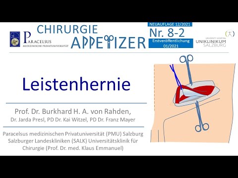 NEUAUFLAGE VERFÜGBAR Leistenhernie CHIRURGIE APPetizer Nr. 8-2