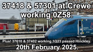 37s at Crewe and Hinckley, 20th February 2025.