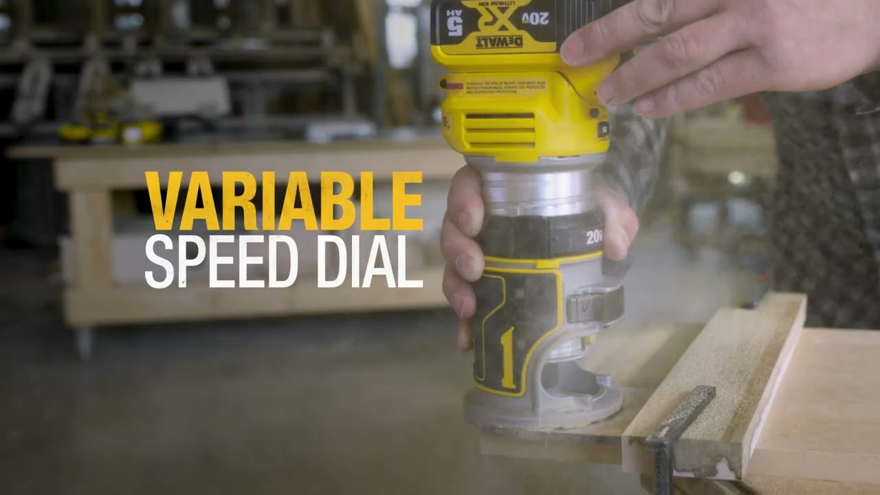 Máy phay dùng pin Dewalt DCW600N-XJ