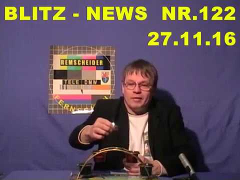 BLITZ - NEWS NR.122  VOM 27.11.2016  -  WDR 4 BOYKOTTIERT DEUTSCHE MUSIK