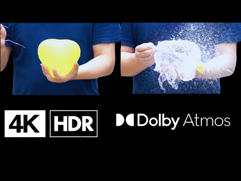 SUPER SLOW MOTION  VIDEO - 4K HDR (1000fps) - Dolby Atmos