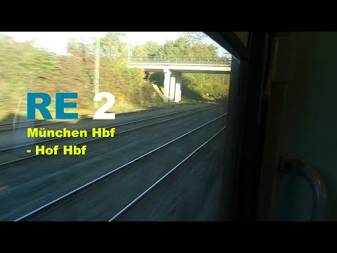 Im Ex-Interregio von München nach Hof | alex RE 2 Mitfahrt