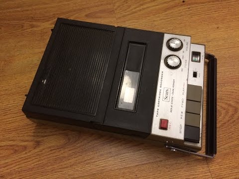 Recording Drums on a Vintage Sears Cassette Recorder