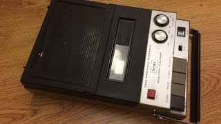 Recording Drums on a Vintage Sears Cassette Recorder