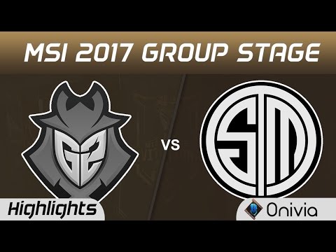 G2 vs TSM Highlights MSI 2017 Group Stage G2 Esports vs Team Solo Mid by Onivia