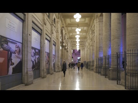 Excursão a pé 4K HDR em Roma | Galleria Alberto Sordi - Panteão | Rome Walk Slow TV - ITÁLIA novembro de 2021