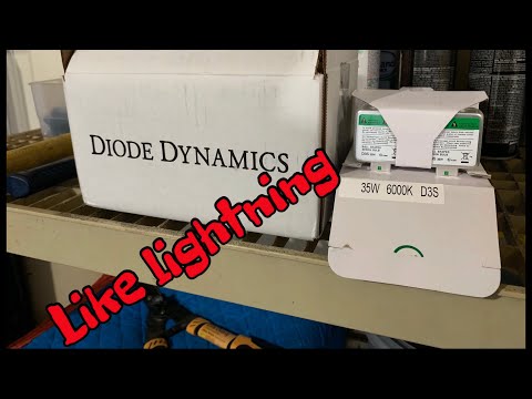 Diode Dynamics 6000k D3S bulb install on my 2018 scatpack Charger