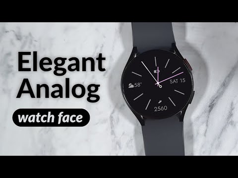 Elegant Analog watch face
