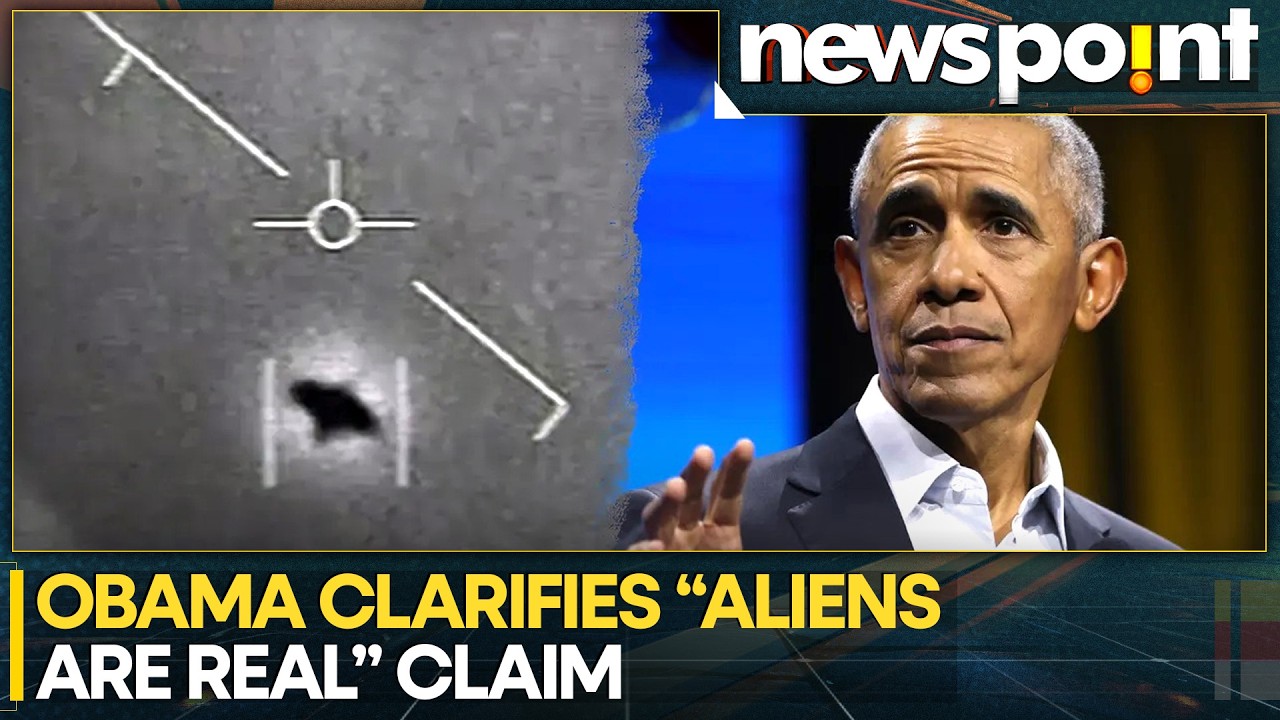 Obama Addresses UFO Remarks: Former President Clarifies “Aliens Are Real” Comment, No Evidence Seen