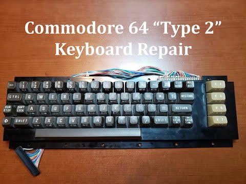 C64 Keyboard Repair (Type 2)