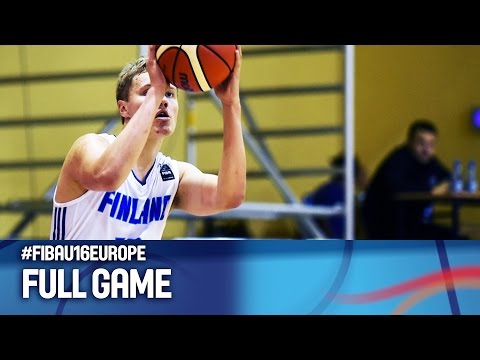 Баскетбол Finland v France — Full Game — CL 5-6 — FIBA U16 European Championship 2016