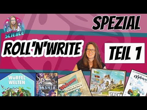 ROLL'N'WRITE Spezial - Teil 1 [Würfelwelten⭐️Flippermania⭐️Trek12⭐️Explorers⭐️Welcome to)Brettspiel