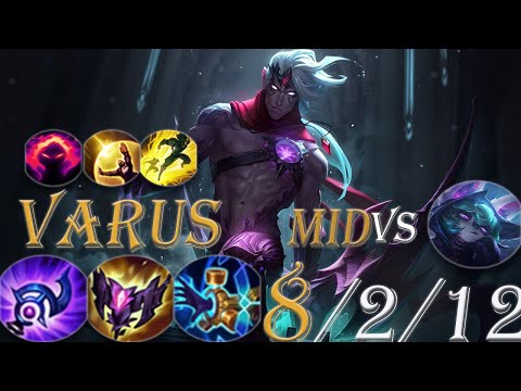 Varus Mid Vs Vex. Ap Varus Does 90% Of Their HP With One Q + W. League Of Legends