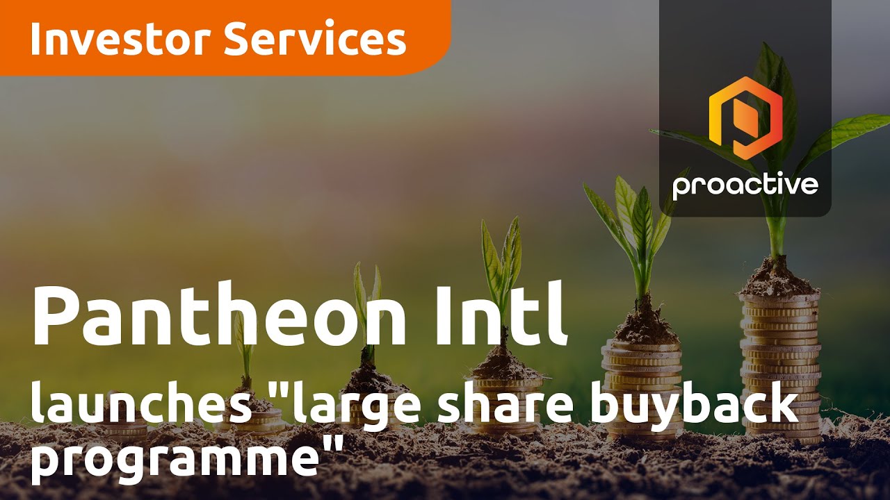 Pantheon International launches "very large programme of share buybacks"