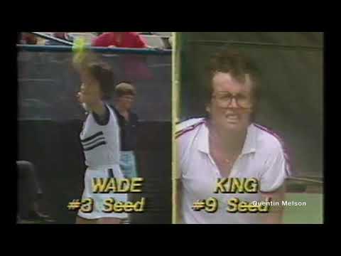 Billie Jean King Defats Virginia Wade at U.S. Open (September 5, 1979)