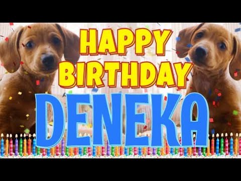 Happy Birthday Deneka! ( Funny Talking Dogs ) What Is Free On My Birthday