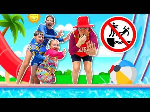 MC Divertida e amigos mostram NOVAS REGRAS DE CONDUTA na PISCINA - Família MC Divertida