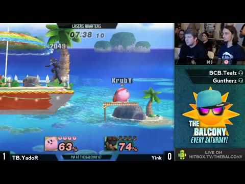 PM @ the Balcony 87 - Losers Quarters ft. Yink (Snake) VS TB|YadoR (Kirby)