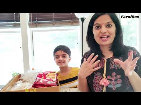 FARALBOX Unboxing | America Hi Sajiri - Vidula Dixit | फराळबॉक्स